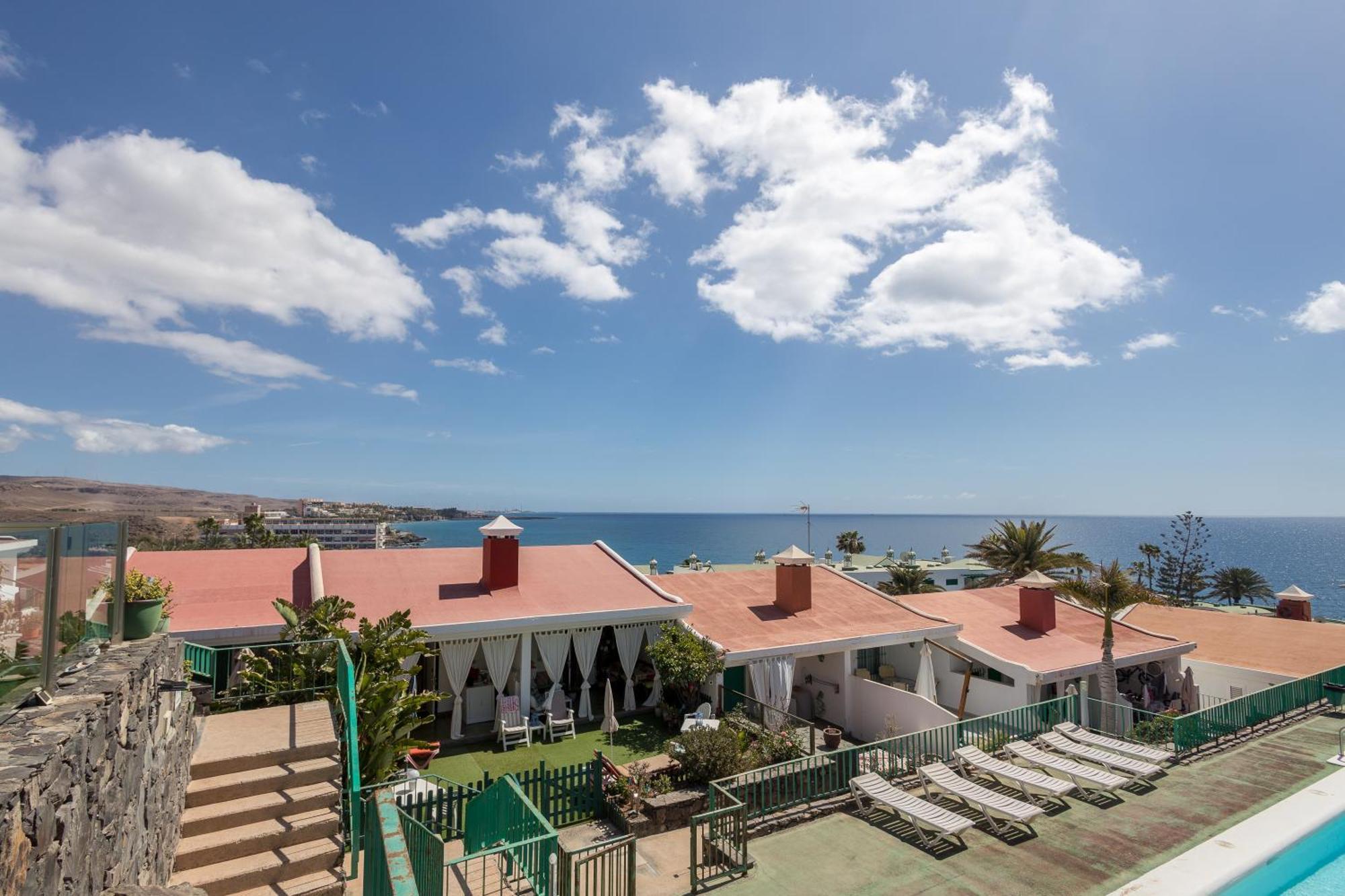 Playa Del Aguila Bungalow Con Terraza Solarium マスパロマス エクステリア 写真