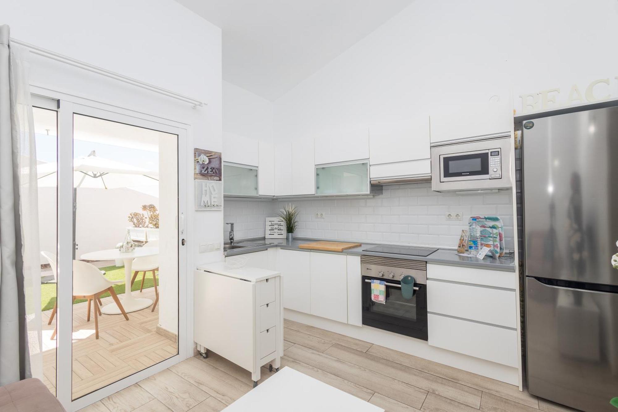 Playa Del Aguila Bungalow Con Terraza Solarium マスパロマス エクステリア 写真