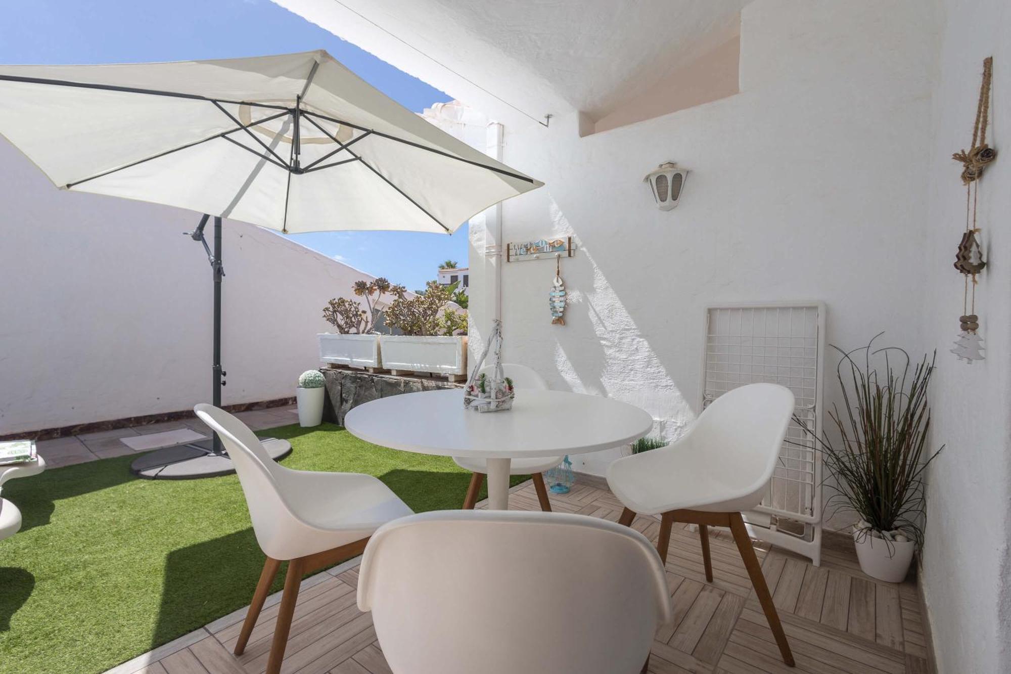 Playa Del Aguila Bungalow Con Terraza Solarium マスパロマス エクステリア 写真